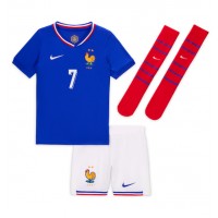 Camiseta Francia Antoine Griezmann #7 Primera Equipación para niños Eurocopa 2024 manga corta (+ pantalones cortos)